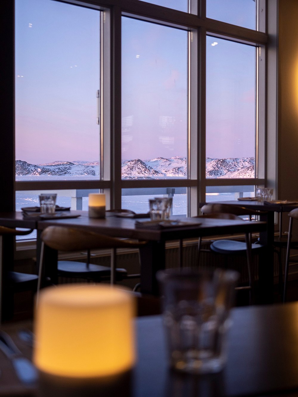 View from Restaurant Icefiord